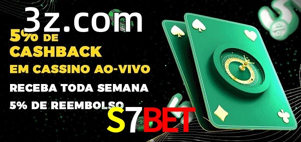 Promoções do cassino ao Vivo S7BET